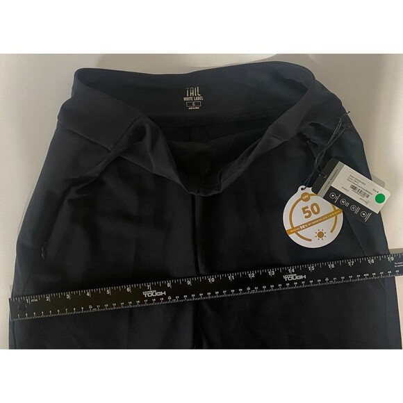 Tail White Label Women's Golf Fitted Shorts Size 6 Black Clean Front Pieced NWT - Picture 8 of 9